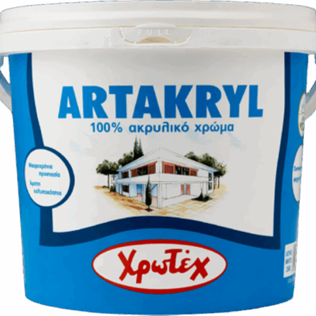 Χρωτέχ Artakryl – 100 % Ακρυλικό Χρώμα Εξωτερικής Χρήσης