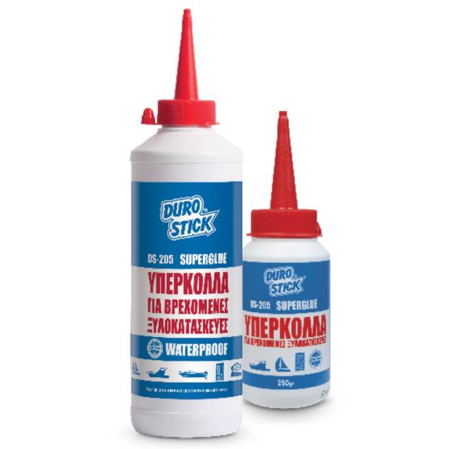 DUROSTICK DS 205 Super Glue – Υπερκόλλα για βρεχόμενες ξυλοκατασκευές