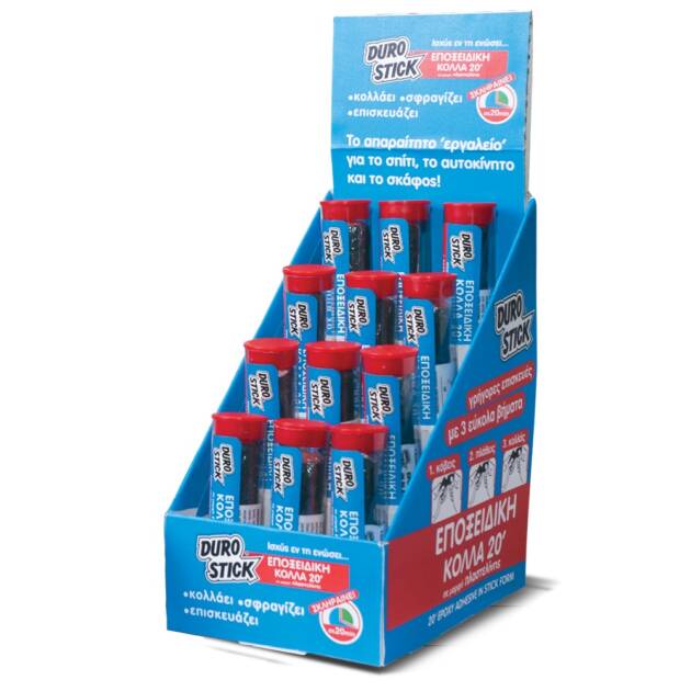 DUROSTICK Εποξειδική Κόλλα 20´ – Σε μορφή πλαστελίνης