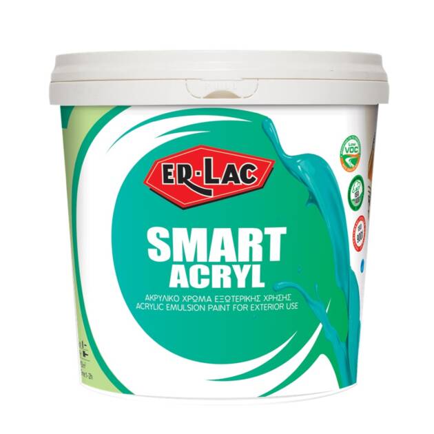 ER-LAC SMART ACRYL – Ακρυλικό χρώμα εξωτερικής χρήσης