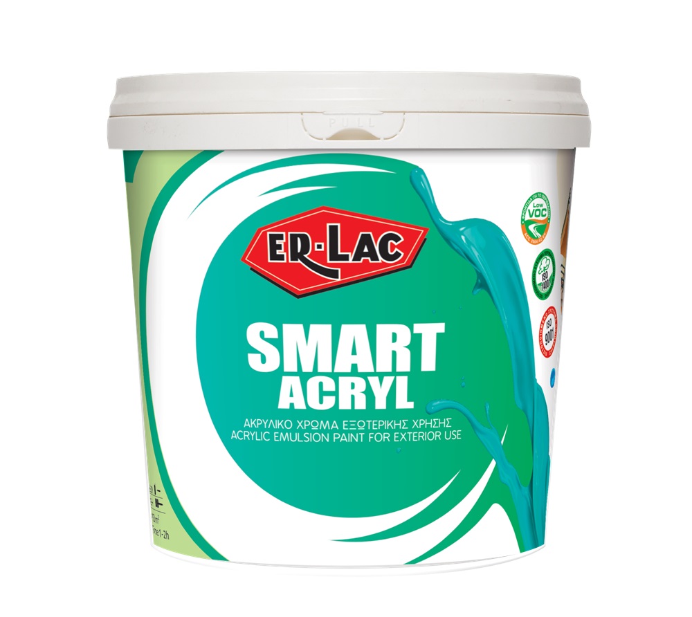 ER-LAC SMART ACRYL – Ακρυλικό χρώμα εξωτερικής χρήσης