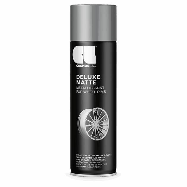 Cosmoslac Deluxe Matte 500ml – Ματ Μεταλλικό Χρώμα Ζάντας Υψηλής Αντοχής