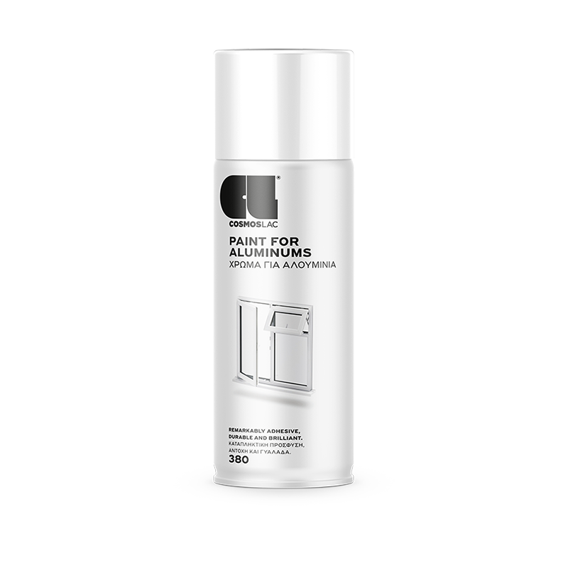 Cosmoslac Paint for Aluminums 400ml – Χρώμα Spray για Αλουμίνια & Μεταλλικές Επιφάνειες