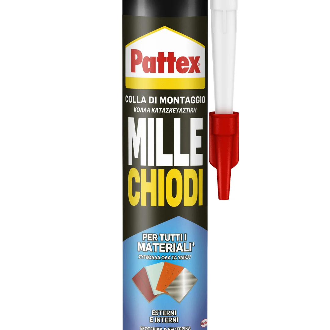 Pattex Mille Chiodi Αδιάβροχη 450gr Flextec – Κόλλα Μοντάζ Εσωτερικού & Εξωτερικού Χώρου