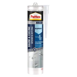 Pattex Rapido 300ml Διάφανη Σιλικόνη Κατά της Μούχλας – Γρήγορο Στέγνωμα 1 Ώρας