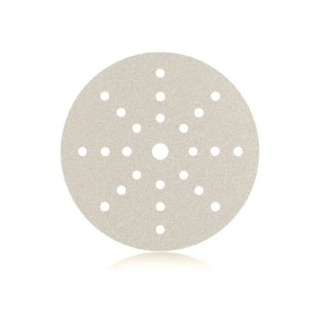 Smirdex 510 Λευκό Δίσκος Velcro Φ225mm 24+1 Τρύπες για Μέγιστη Απορρόφηση Σκόνης