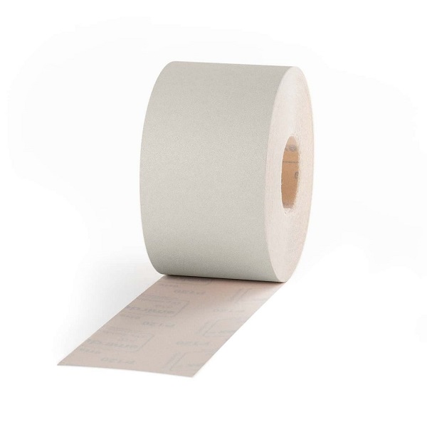 Smirdex 510 Λευκό Ρολό Γυαλόχαρτο Velcro 115mm x 25m για Φανοποιία & Ξύλο